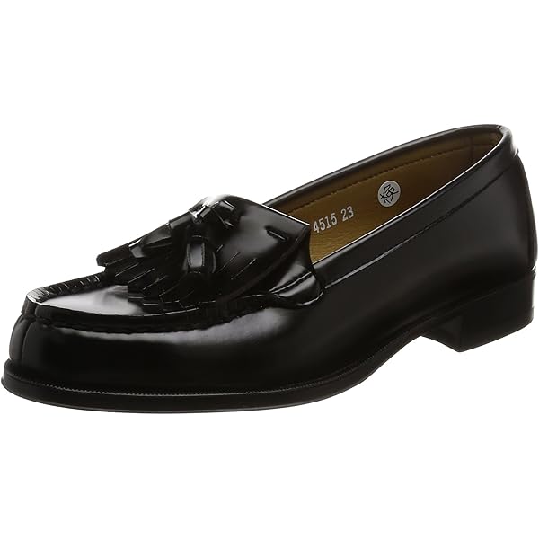 Amazon.com | HARUTA(ハルタ) Women's Quilted Tassel Loafer, Black